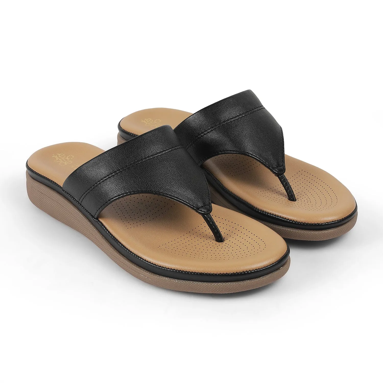 Tresmode Softy Black Women's Casual Platform Flats