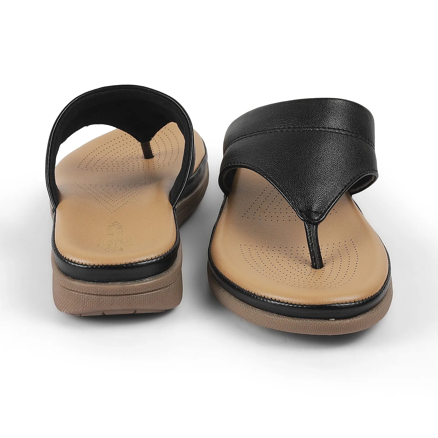 Tresmode Softy Black Women's Casual Platform Flats