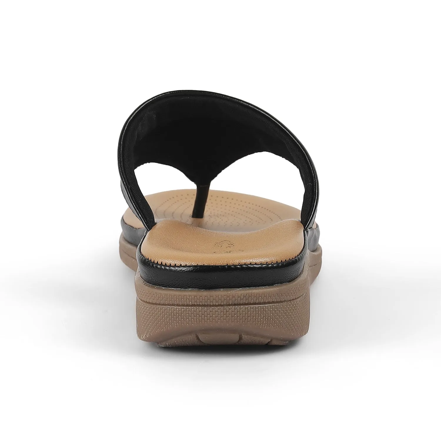 Tresmode Softy Black Women's Casual Platform Flats