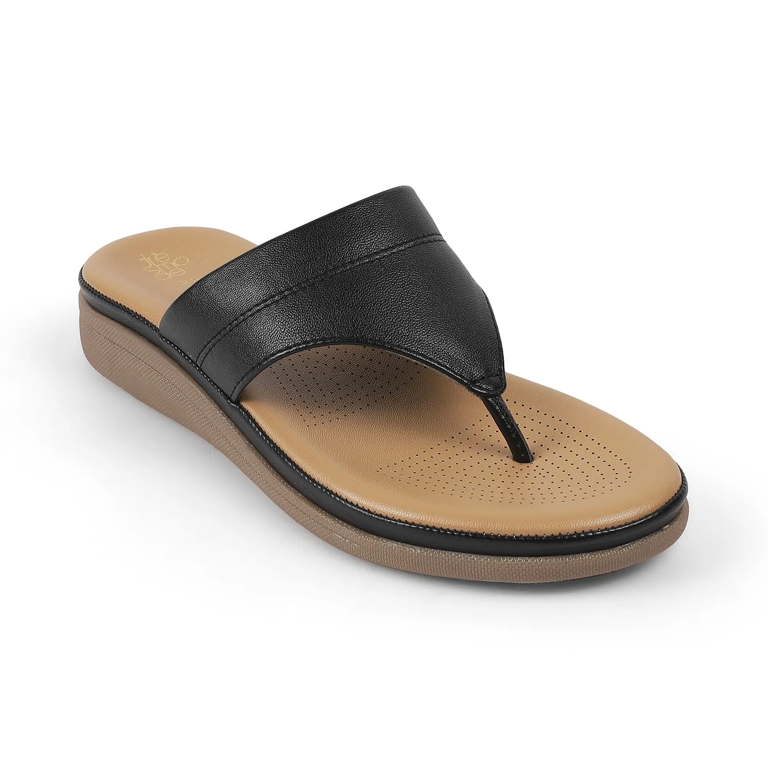 Tresmode Softy Black Women's Casual Platform Flats