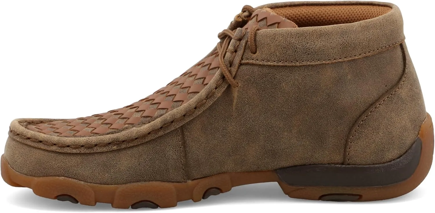 Twisted X Unisex-Child Chukka Driving Moc Boots