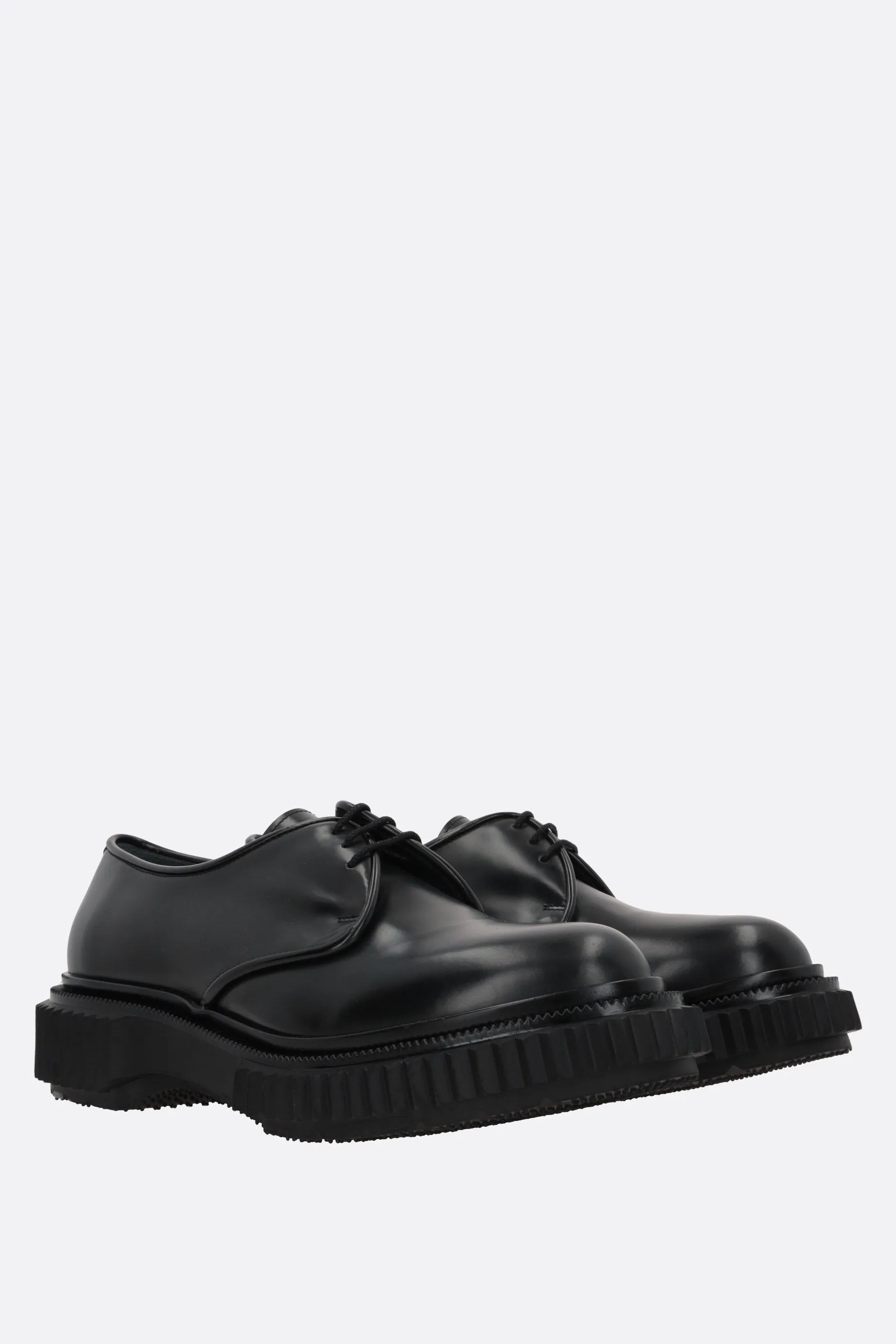 Type 190 derby shoes in brushed leather