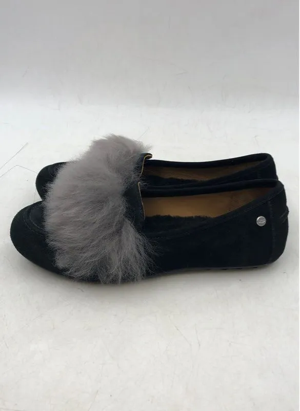 Ugg Women's Kaley Wisp Black Slip-On Loafer Flats - Size 7