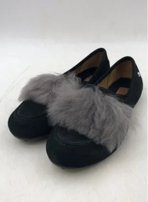 Ugg Women's Kaley Wisp Black Slip-On Loafer Flats - Size 7