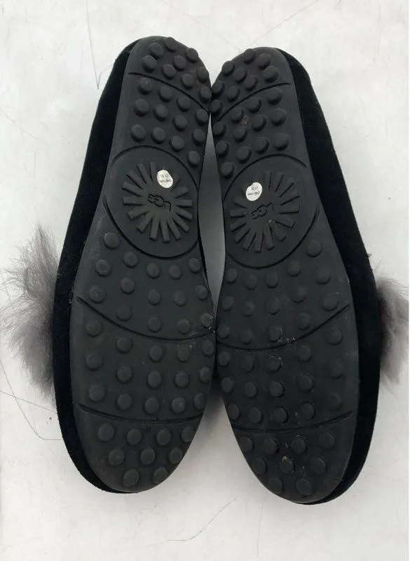 Ugg Women's Kaley Wisp Black Slip-On Loafer Flats - Size 7
