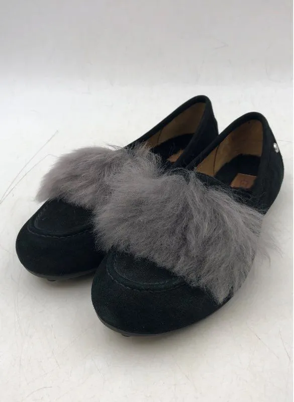 Ugg Women's Kaley Wisp Black Slip-On Loafer Flats - Size 7