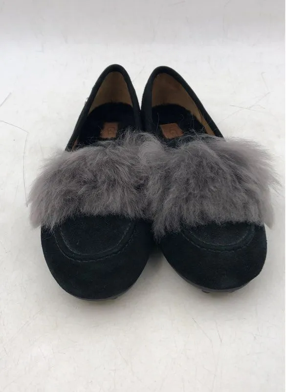 Ugg Women's Kaley Wisp Black Slip-On Loafer Flats - Size 7