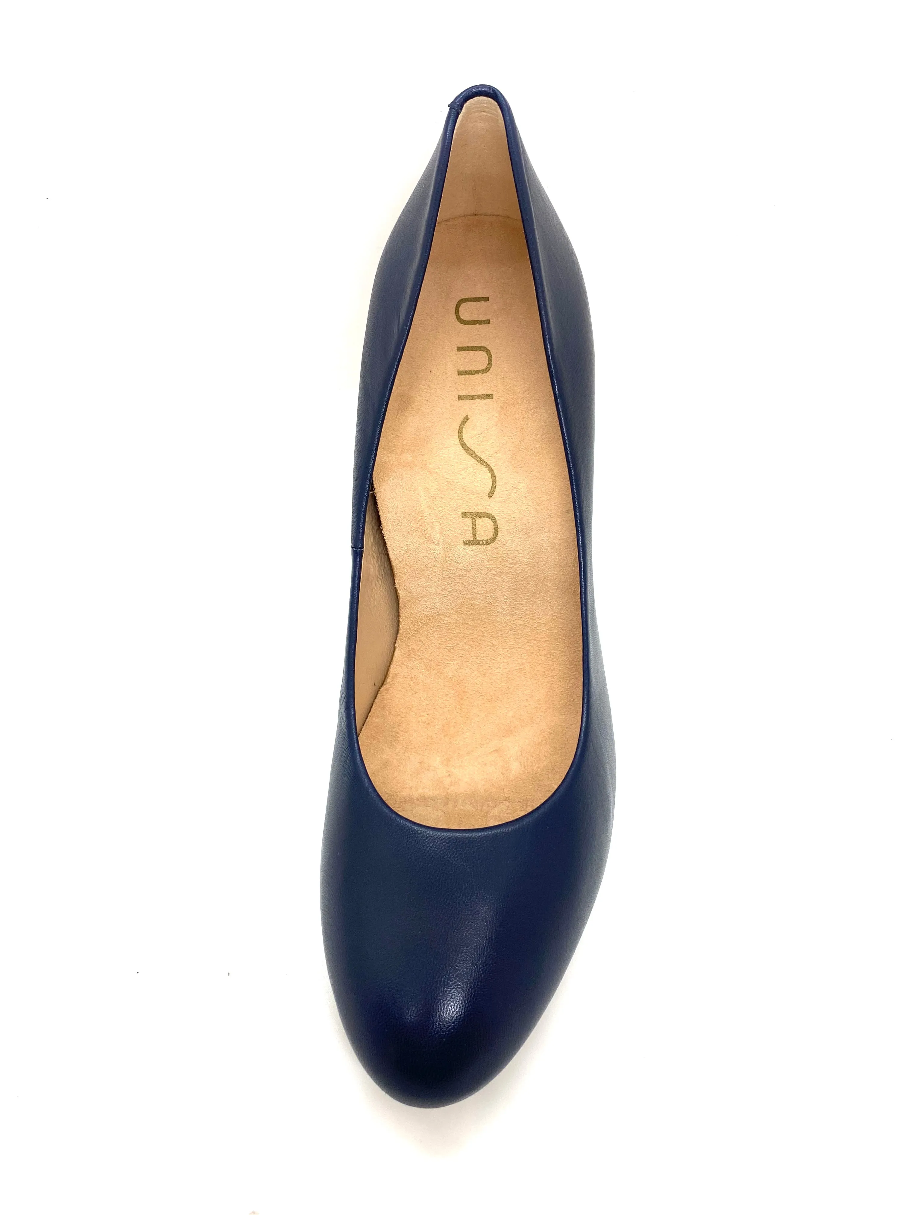 Umis High Heel Leather Court Shoe
