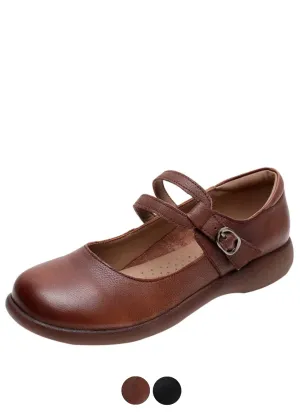 USS Shoes Elida Women's Leather Flats Loafer