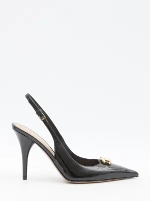Valentino Garavani Vlogo Slingback Pumps