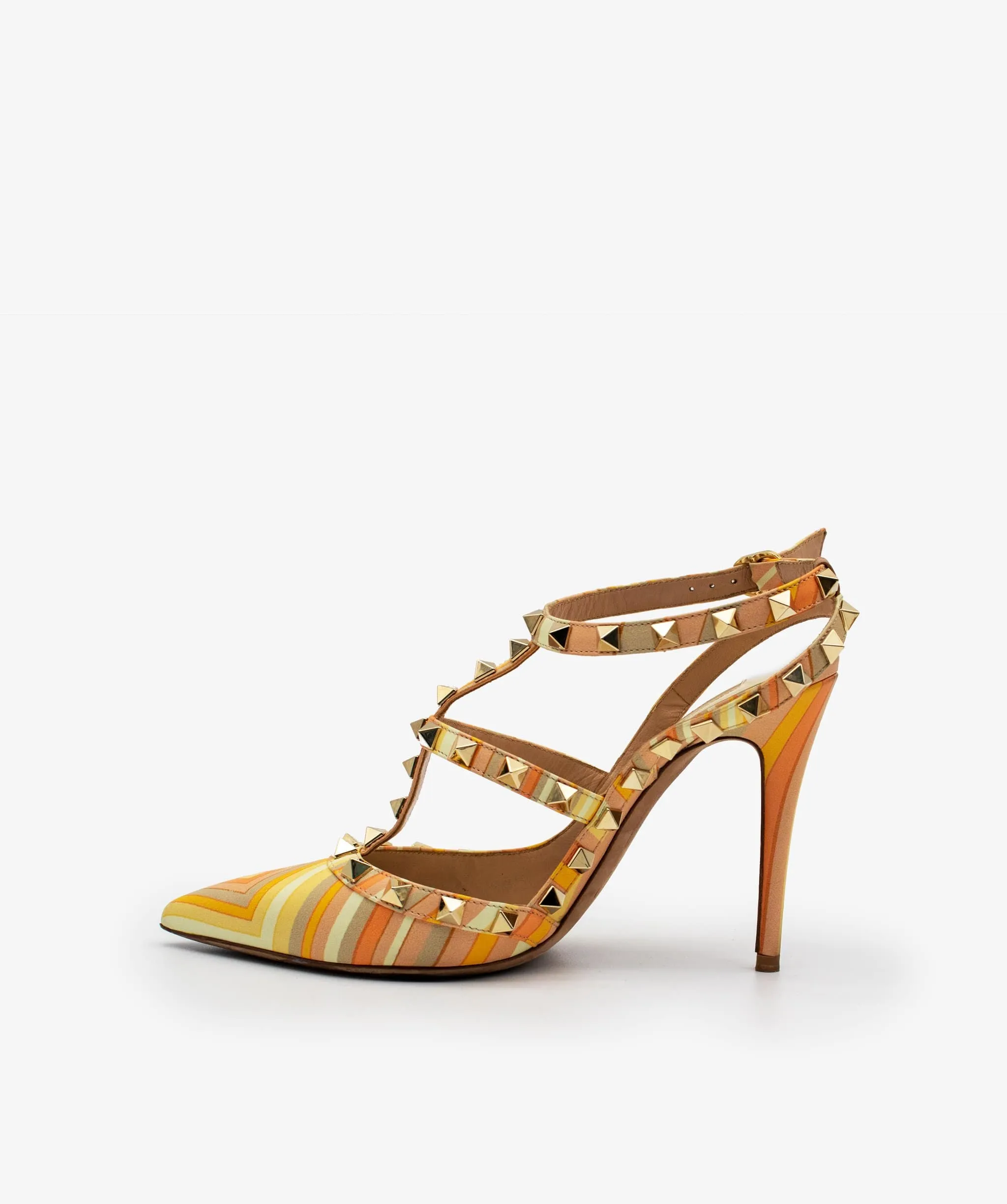 Valentino Rockstud T-Strap Pumps