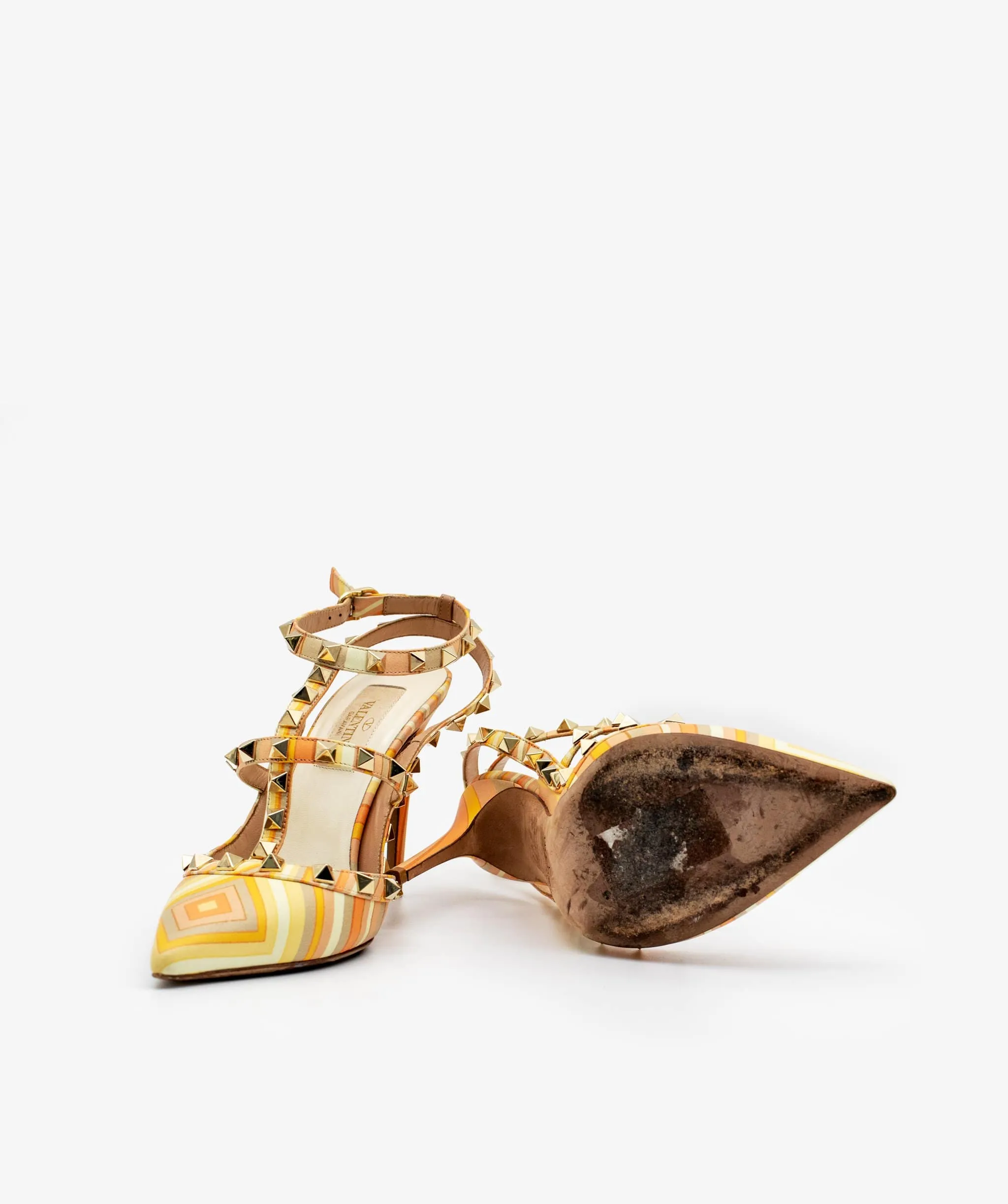 Valentino Rockstud T-Strap Pumps