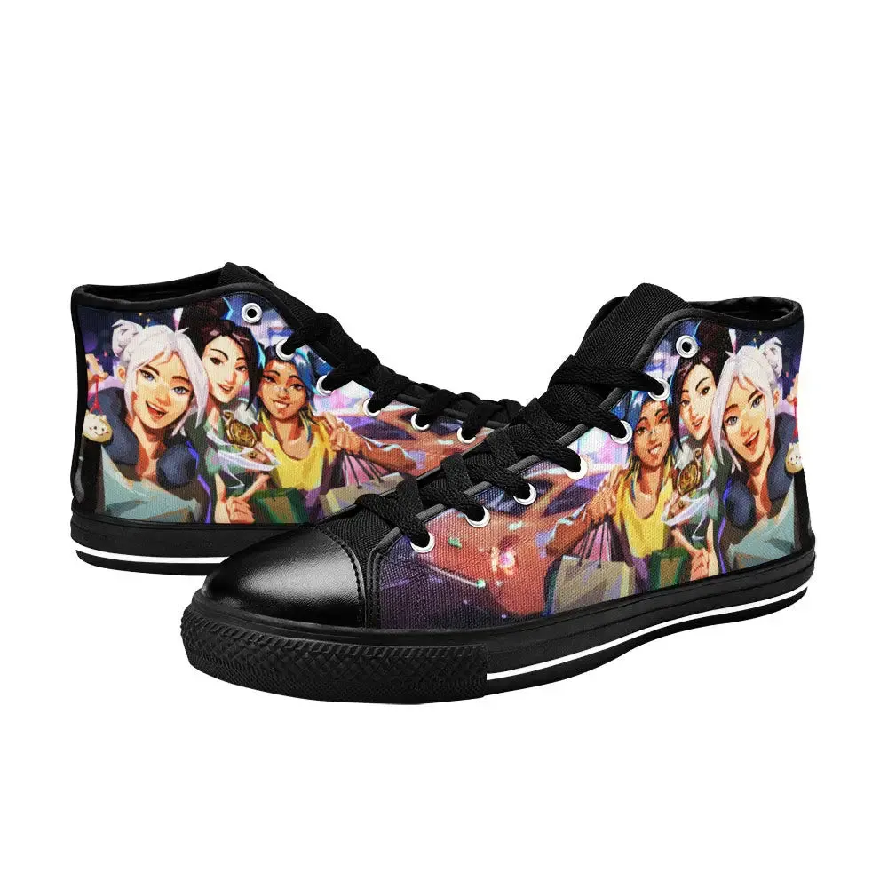 Valorant Shoes High Top Sneakers for Kids and Adults