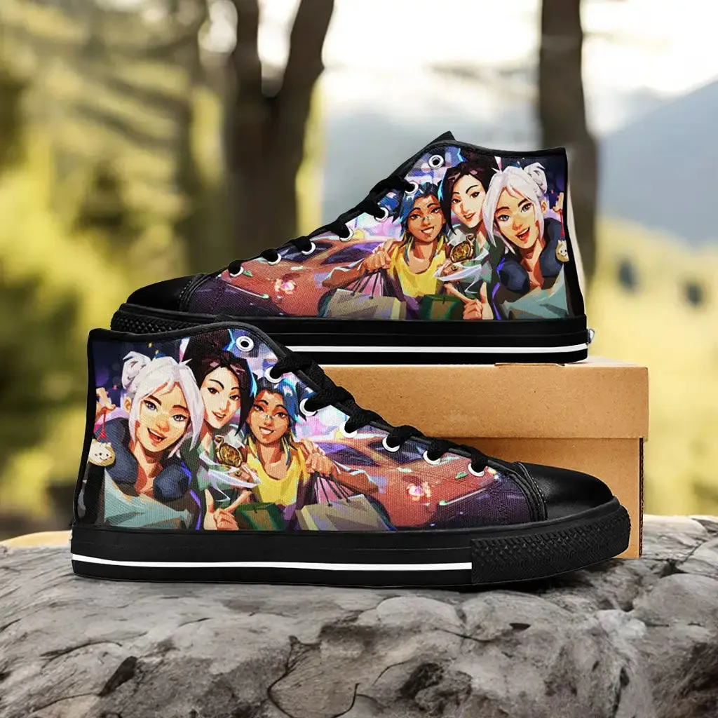 Valorant Shoes High Top Sneakers for Kids and Adults