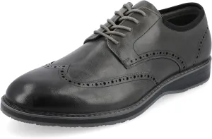 Vance Mens Ozzy Wingtip Tru Comfort Foam Hybrid Dress Shoe