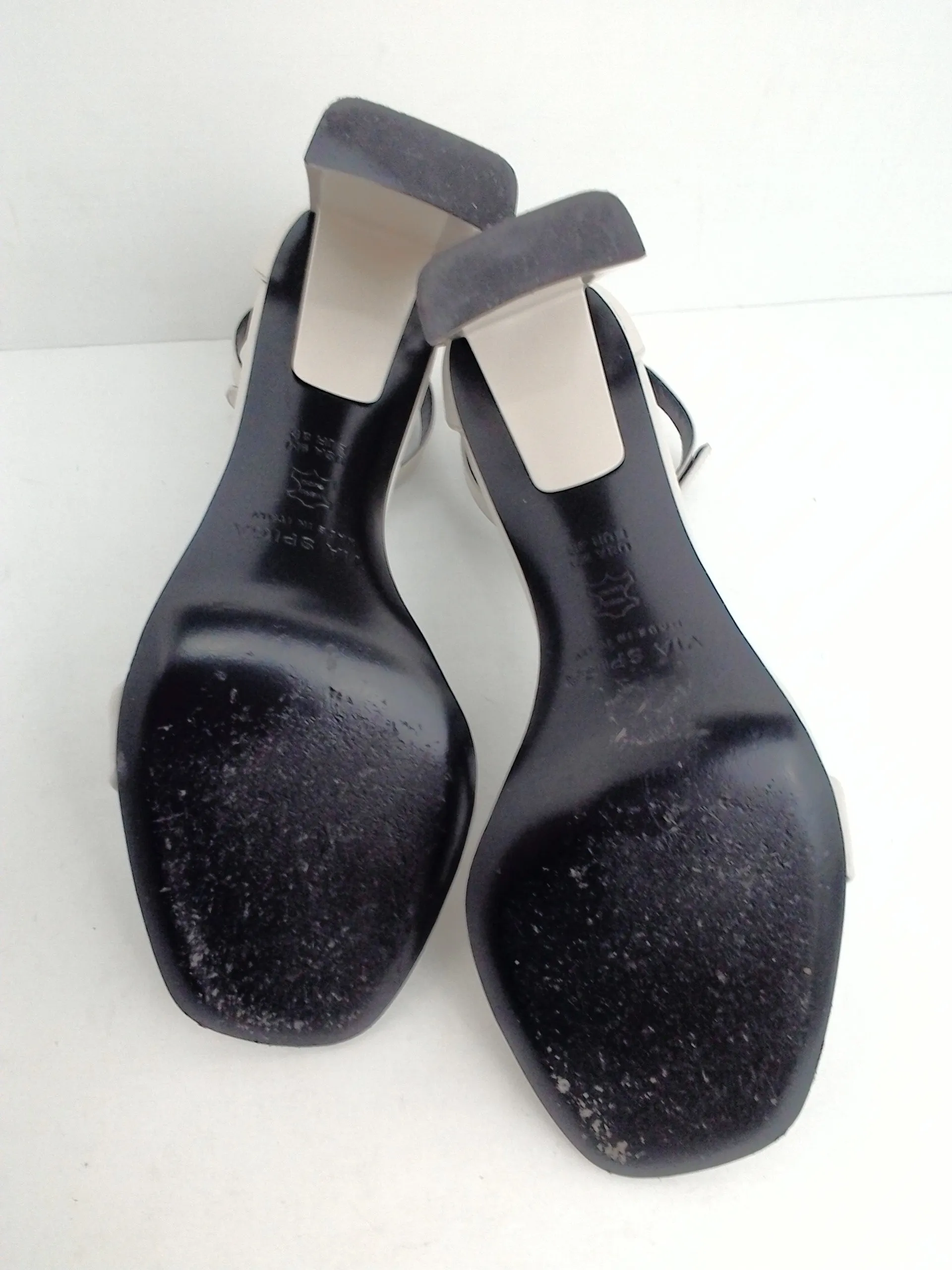 Via Spiga Women's Leather Heeled Sandal Size 9 M