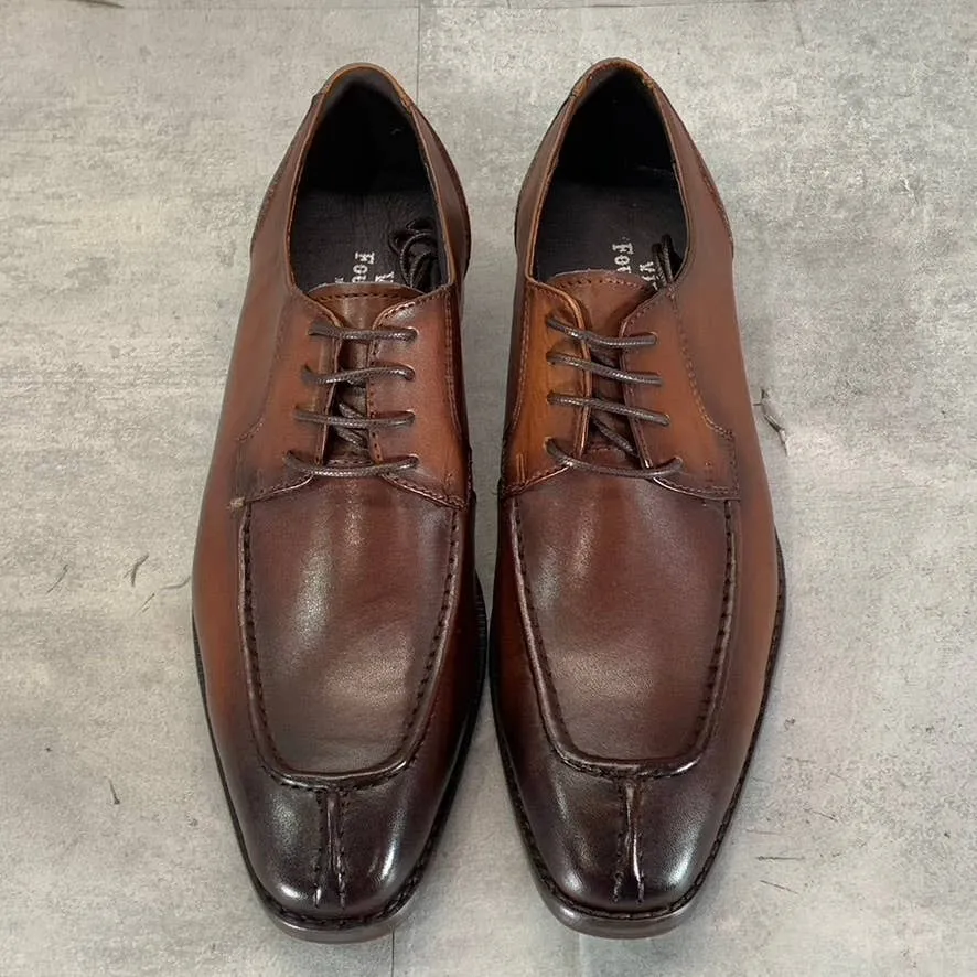 VINTAGE FOUNDRY CO. Men's Brown Leather Morris Lace-Up Oxford Shoes SZ 9