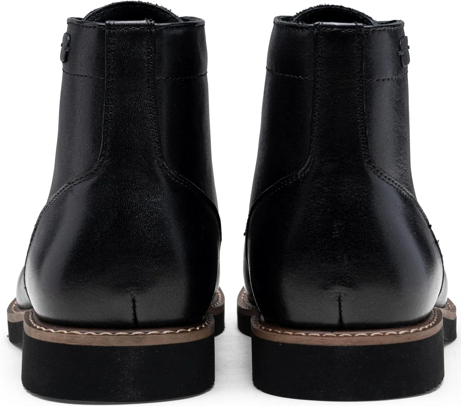 Vostey Men Boots Leather Cap Toe Casual Boots Chukka Fashion Dress Boots for Men