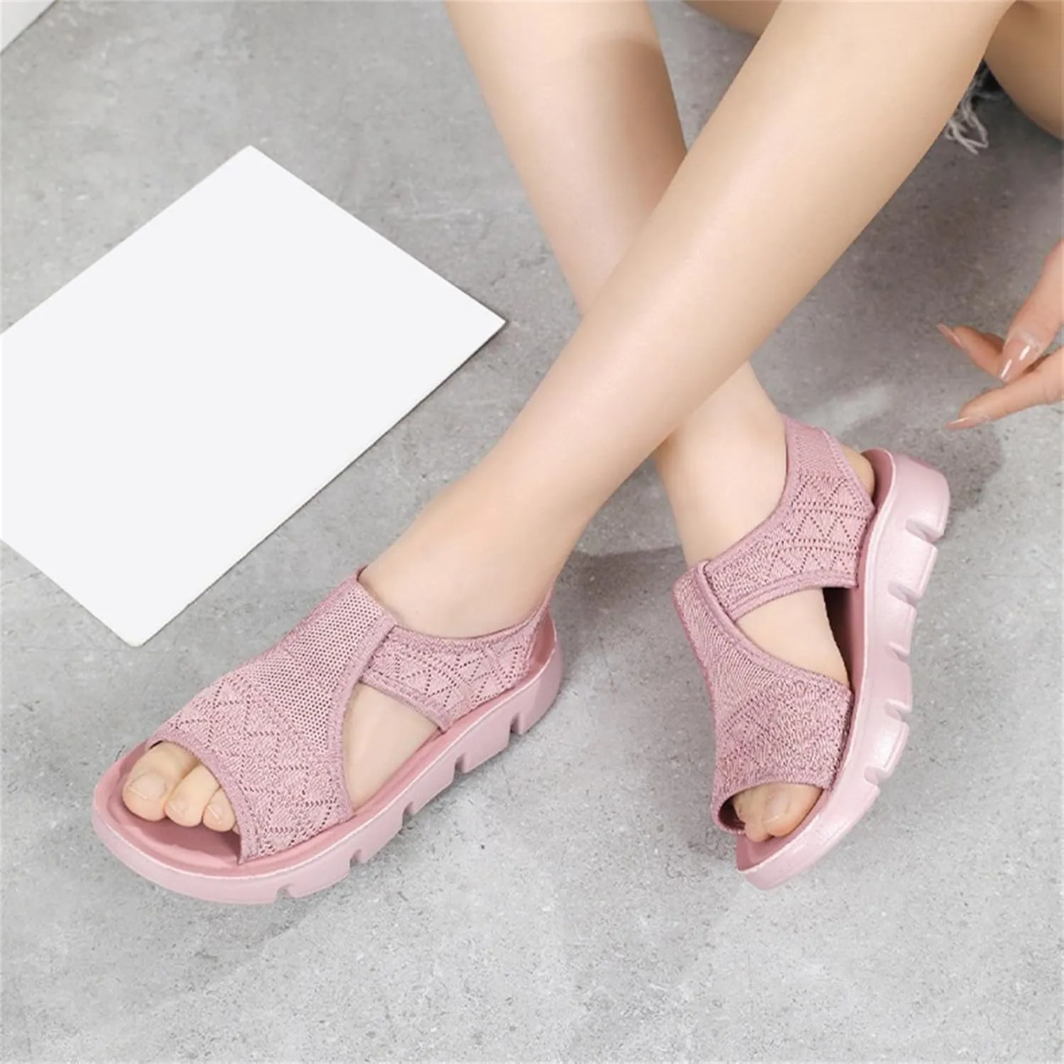 Walking Sandals for Women Arch Support Orthopedic Comfortable Platform Sandals for Plantar Fasciitis Summer Beach Shoes