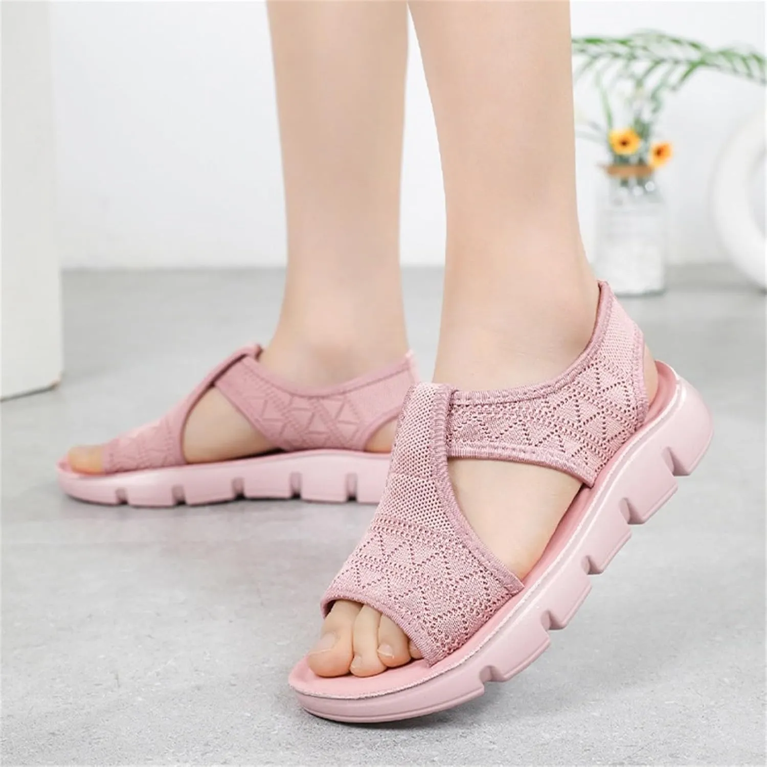 Walking Sandals for Women Arch Support Orthopedic Comfortable Platform Sandals for Plantar Fasciitis Summer Beach Shoes