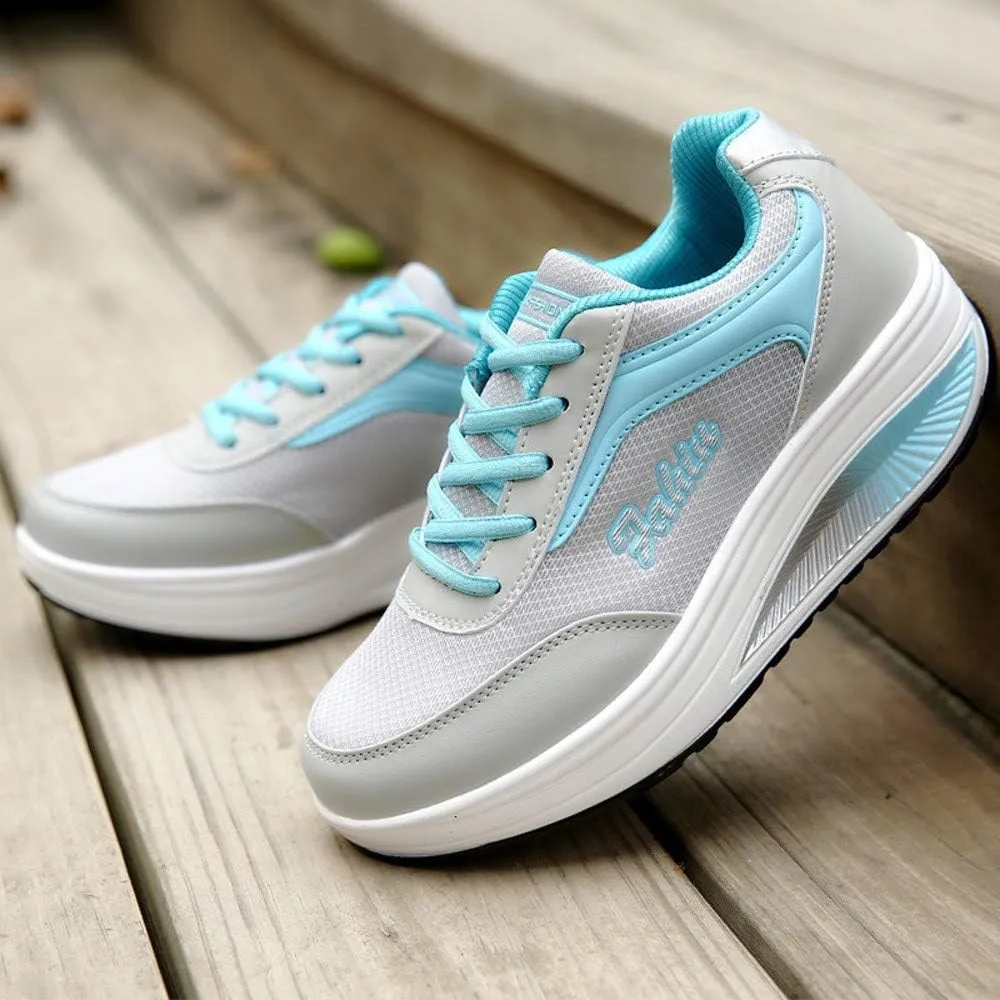 Walking Shoes Women Slip on Sneakers Fashion Non Slip Thick Bottom Breathable Comfortable Tennis Shoes