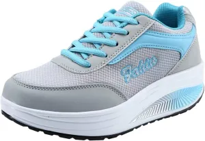 Walking Shoes Women Slip on Sneakers Fashion Non Slip Thick Bottom Breathable Comfortable Tennis Shoes