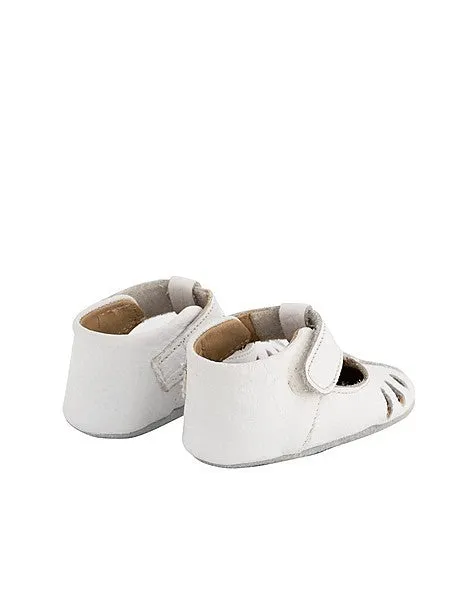 White Leather Soft Soles