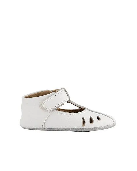 White Leather Soft Soles