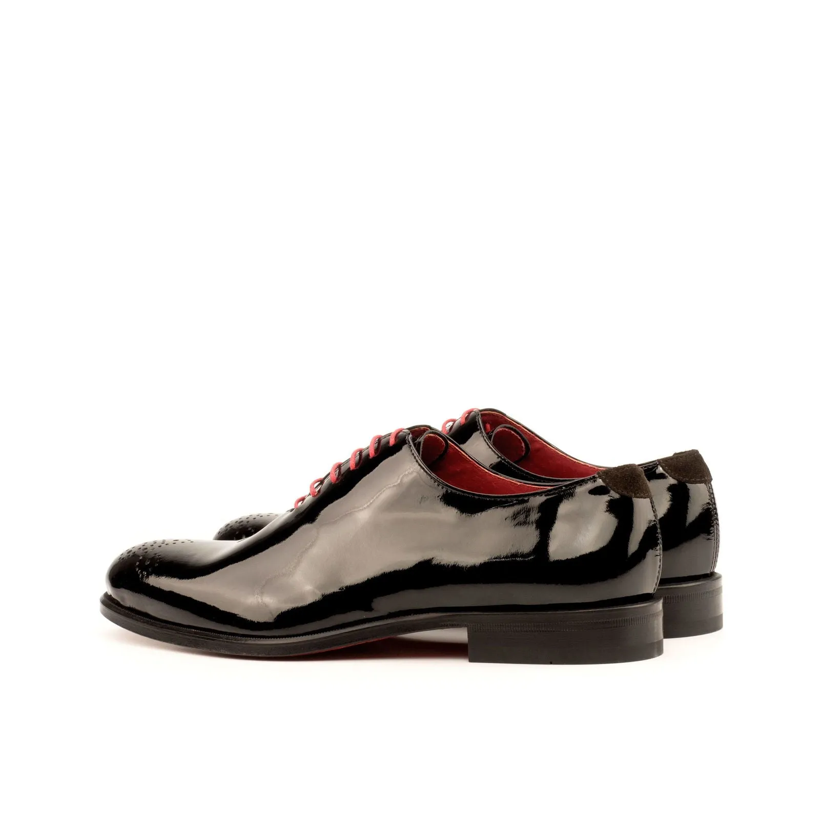 Whole Cut-Suede, Patent, Dark Brown, Black