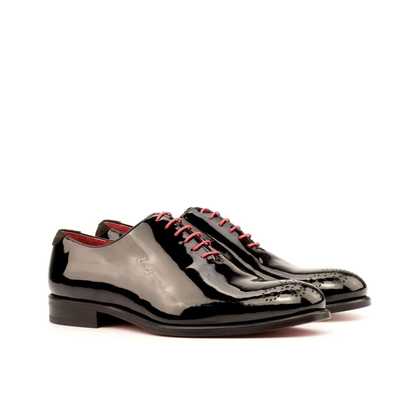 Whole Cut-Suede, Patent, Dark Brown, Black
