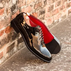 Whole Cut-Suede, Patent, Dark Brown, Black