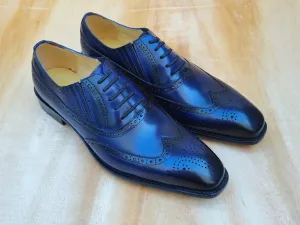 Wingtip Slip-on Oxford