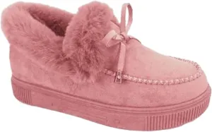Winter Boots For Women Fashion Snow Boots Classic Fuzzy Fur Lining Classic Slip On Ankle Booties Warm Loafers Shoes
