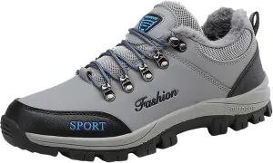 Winter Wool Warm Sport Shoes for Men Water Proof Insulated Snow Boots Lace Up Non Slip Shoes Lace Up Winter Shoes