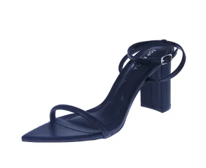 WOMAN'S HEELS BLACK PU LEATHER JANINE-1