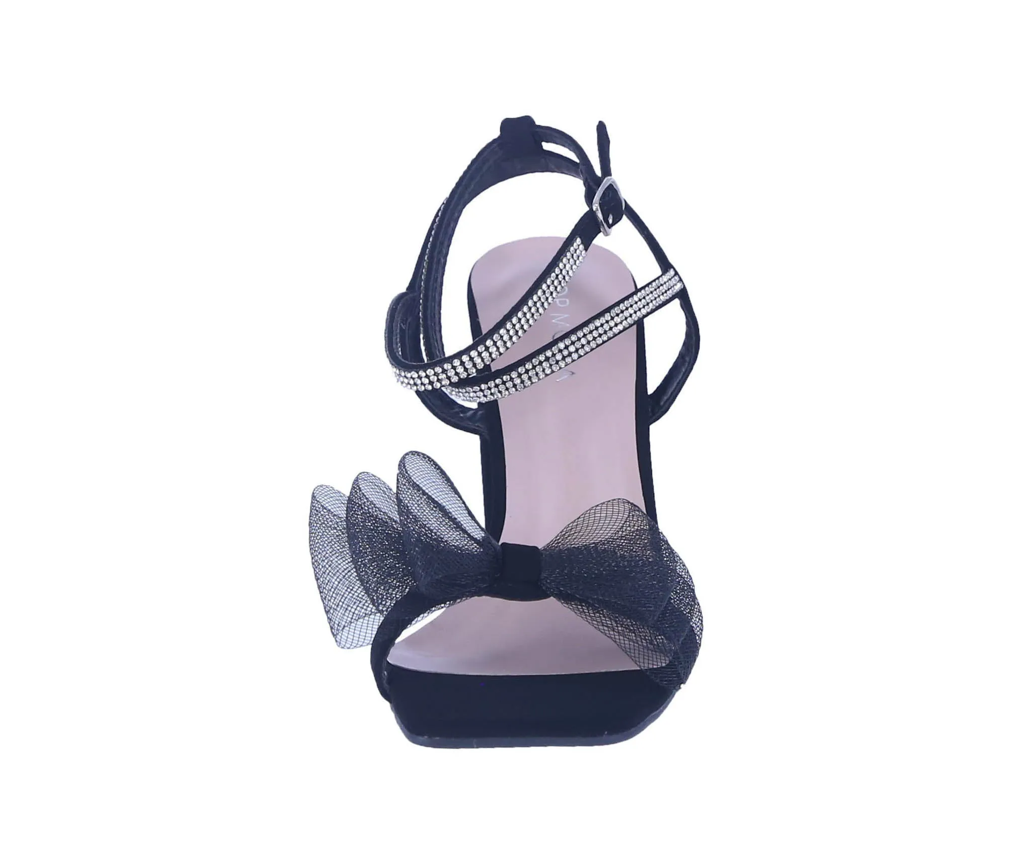 WOMAN'S SHOES BLACK NUB HEELS AGATHA-22