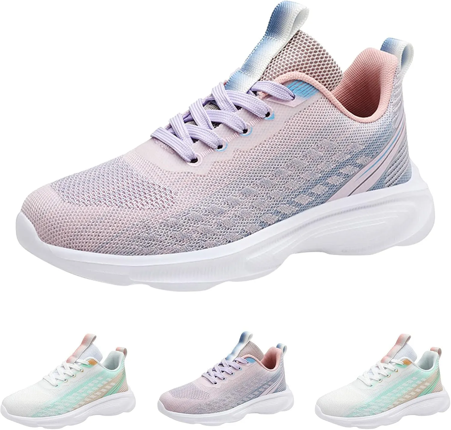 Women Casual Slip On Sneakers Lightweight Walking Shoes Comfortable Canvas Flats Non Slip Breathable Loafers