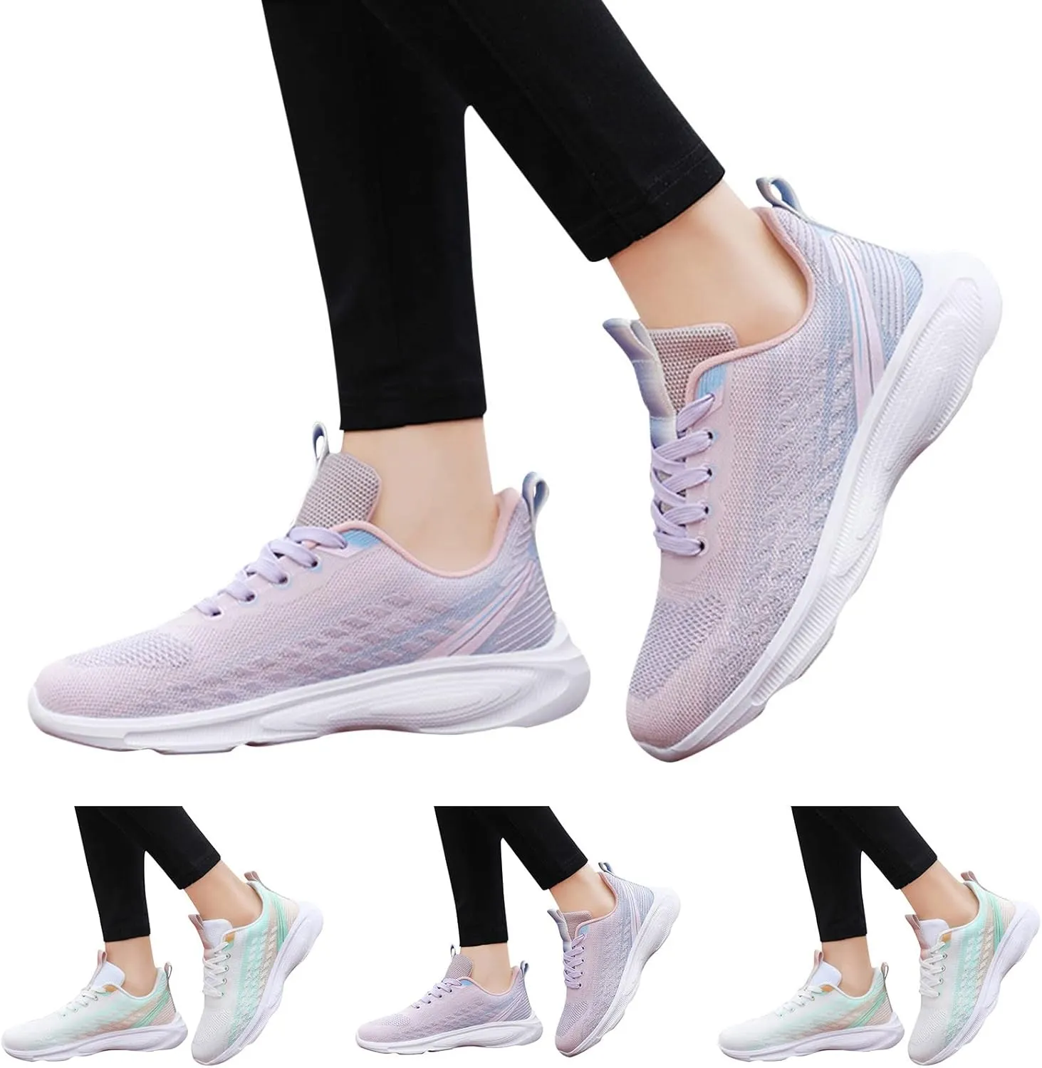 Women Casual Slip On Sneakers Lightweight Walking Shoes Comfortable Canvas Flats Non Slip Breathable Loafers