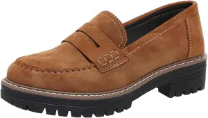 Women Loafers Shoes Comfortable Dress Shoes Platform Leather Shoes Chunky Penny Loafers Wide Oxford Loafers Work Shoe