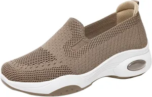 Women Tennis Sneakers Womens Casual Lightweight Flat Fashion Non Slip Comfortable Breathable Walking Shoes