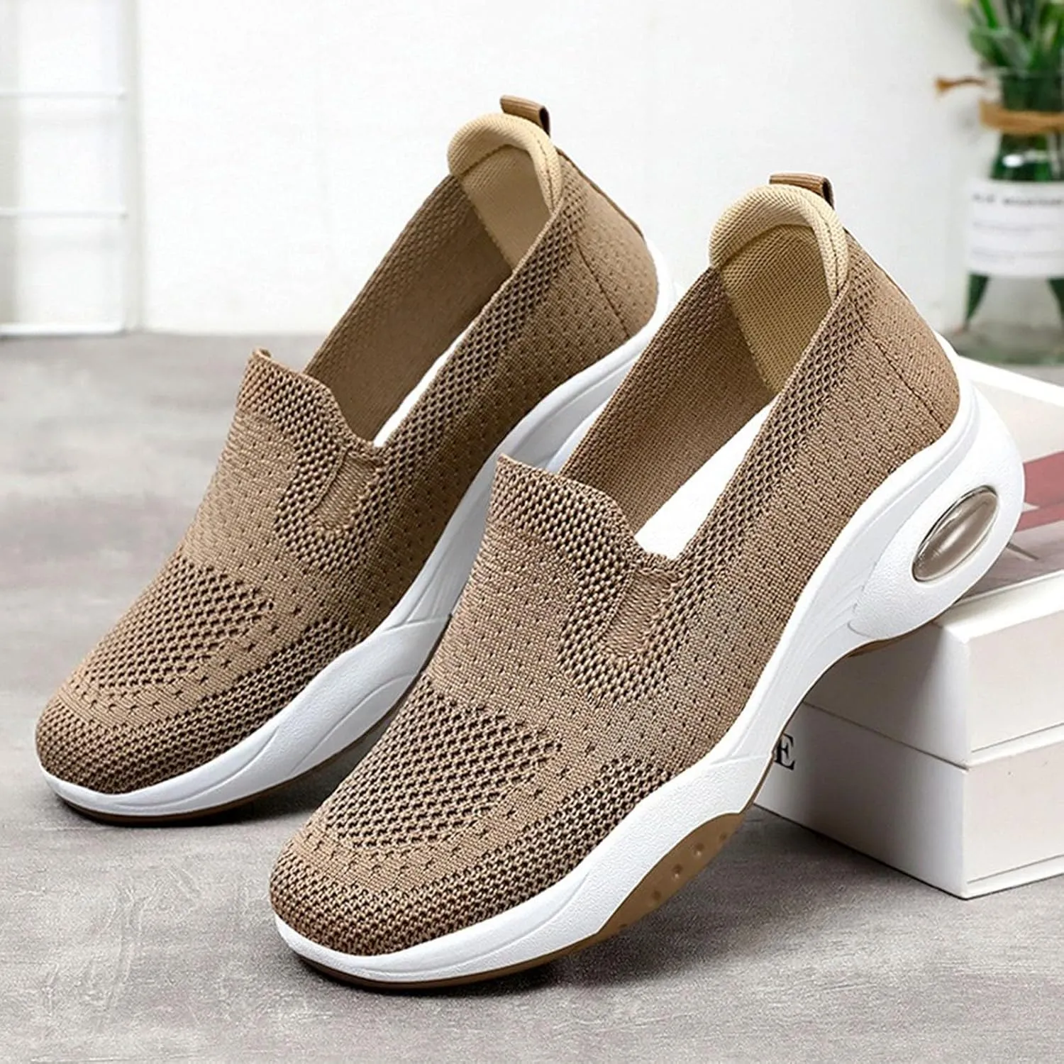 Women Tennis Sneakers Womens Casual Lightweight Flat Fashion Non Slip Comfortable Breathable Walking Shoes