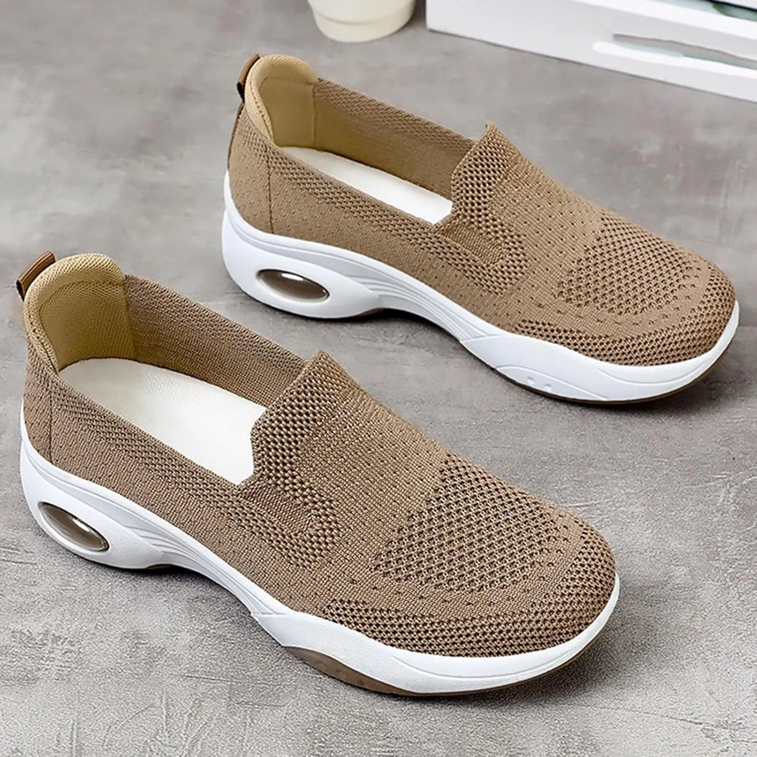 Women Tennis Sneakers Womens Casual Lightweight Flat Fashion Non Slip Comfortable Breathable Walking Shoes