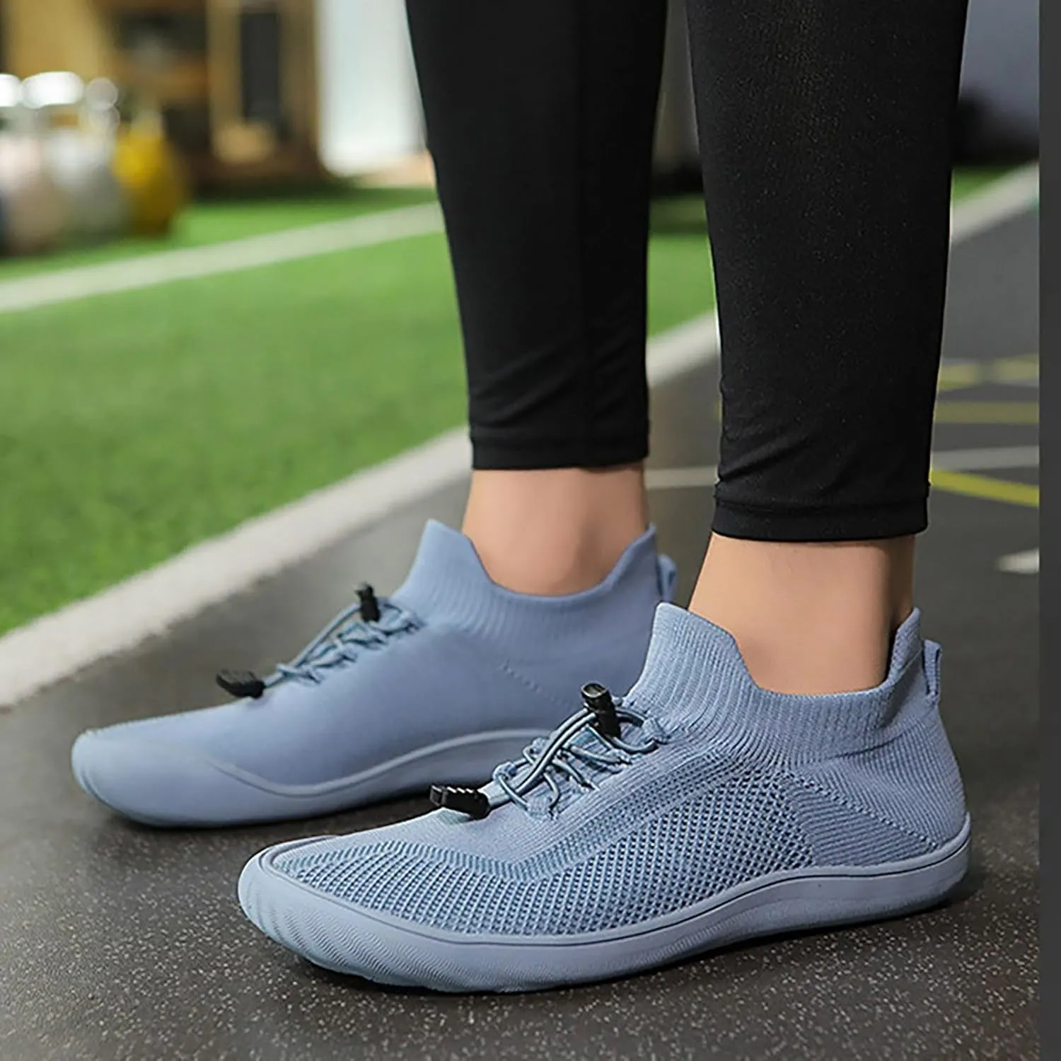 Women Walking Shoes Sock Sneakers Slip-On Breath Mens Running Shoes Slip On Dressy Casual Shoes Fashion Sneakers 2025 Black Tennis Shoe Casual Loafers