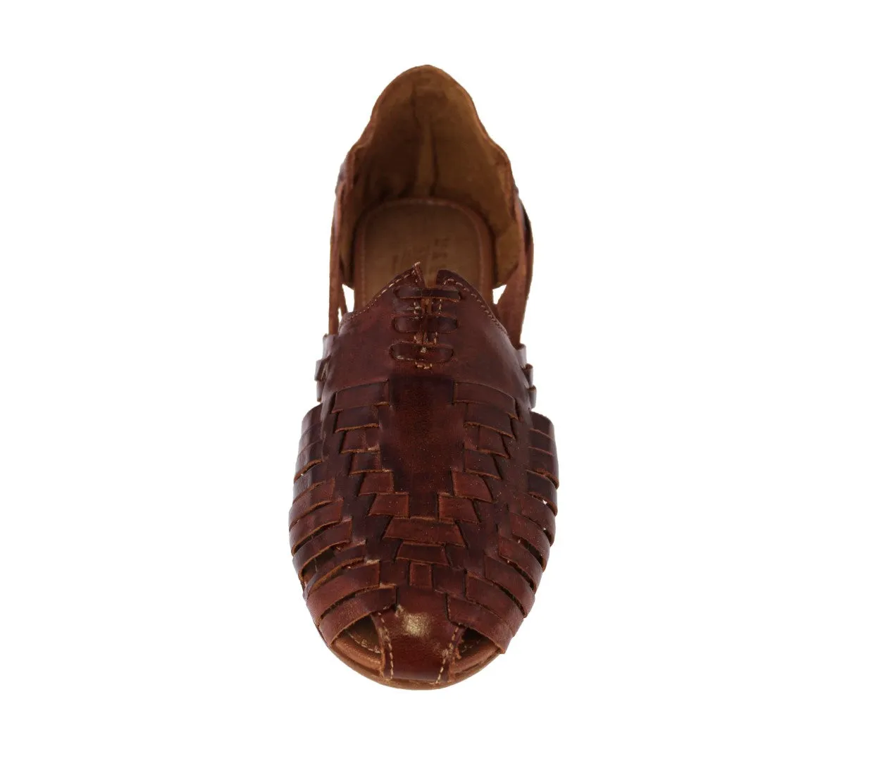 Womens Authentic Huaraches Real Leather Sandals Cognac - #107
