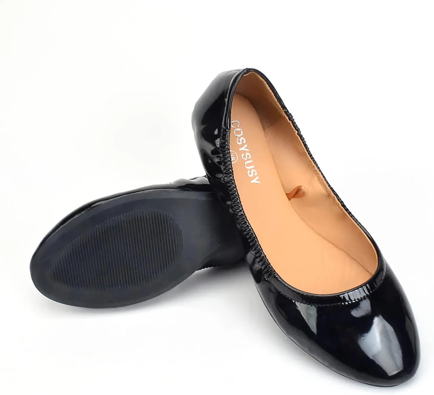 Women's Ballet Flat Flats with Breathable Eyelets Pointed Toe Casual Comfort Slip on Comfortable Walking Shoes