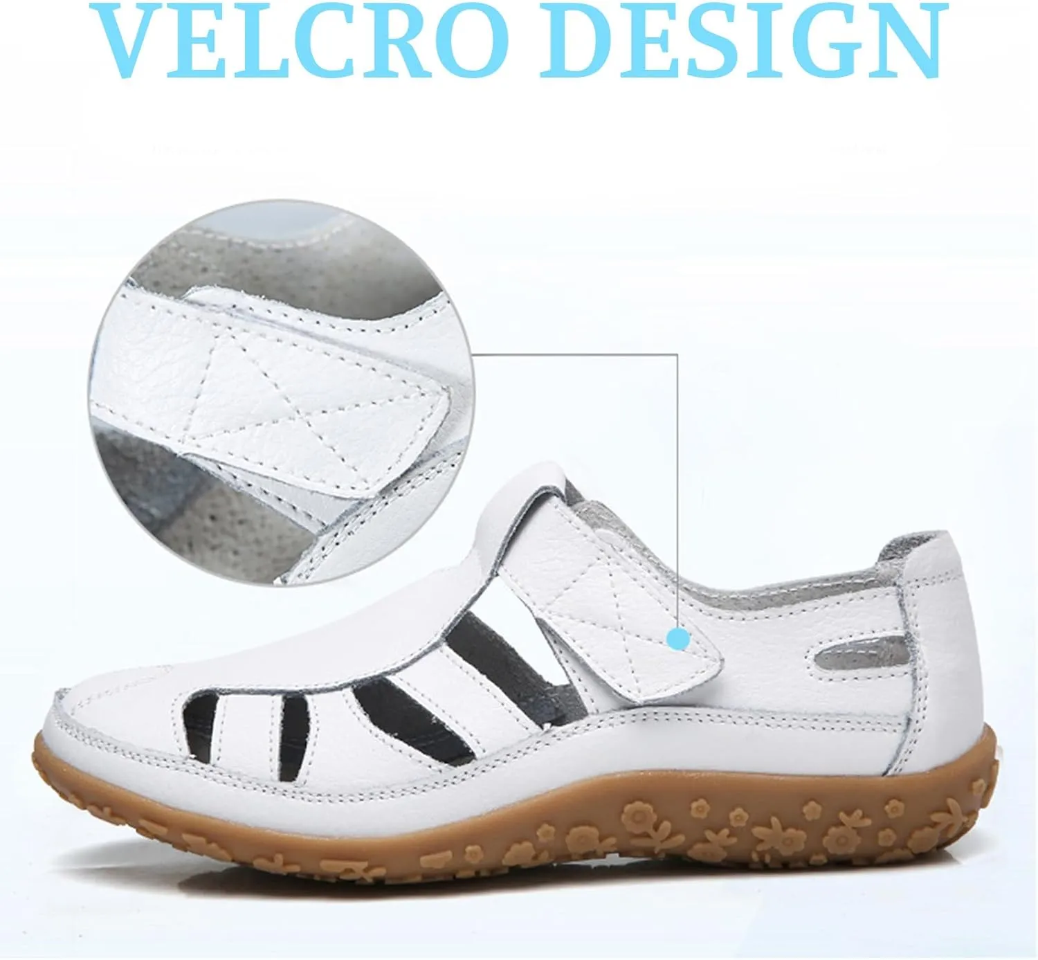 Women's Boho Gladiator Wedge Sandals 2025 Adjustable Ankle Strap Hook and Loop Closure Cushioned Leather Insole Non-Slip Sole for Summer Beach Vacations Outdoor Adventures Casual Shoes 2025
