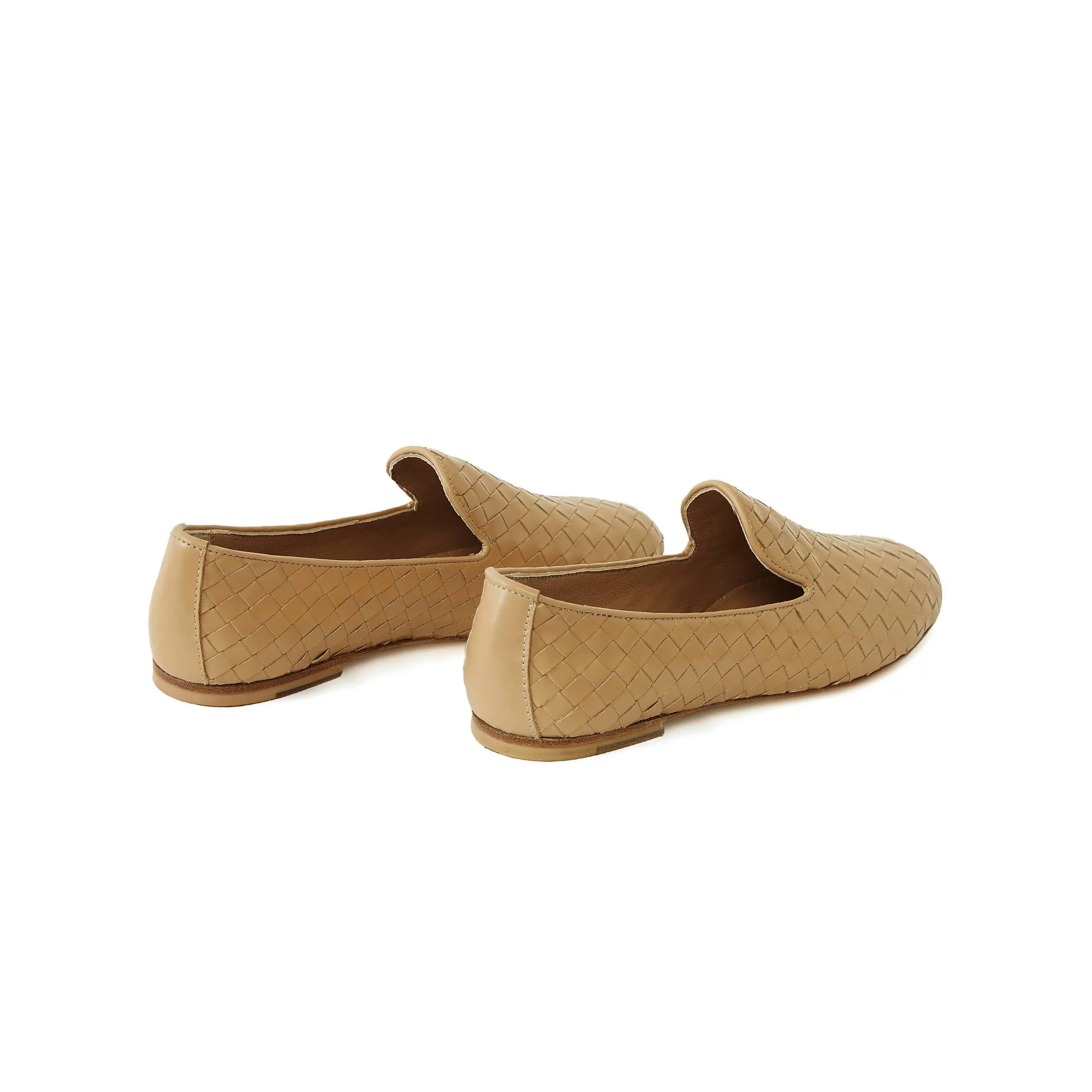Women's Calf Leather Handmade Flats W3006