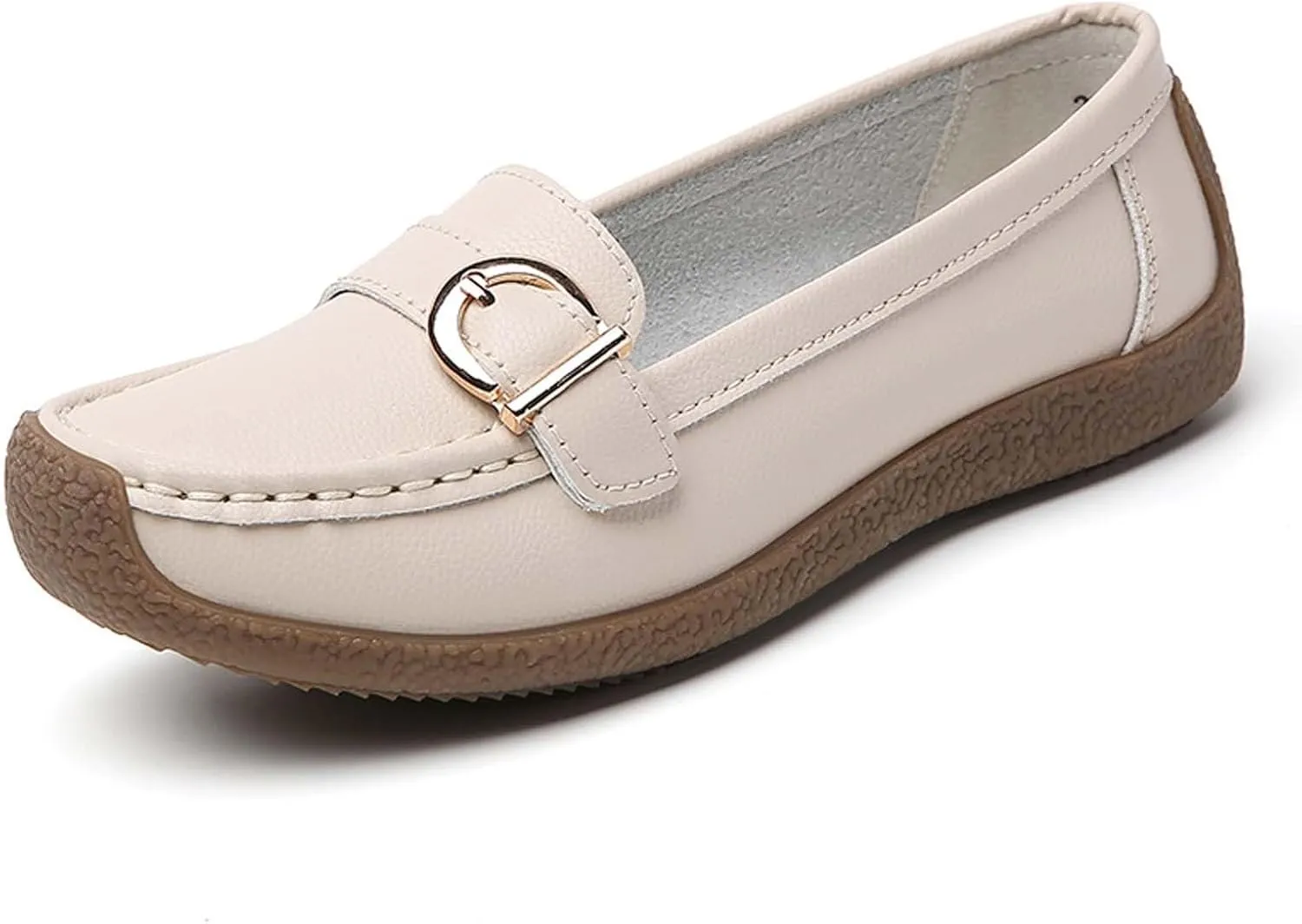 Women's Casual Comfortable Slip On Shoes Softsole Flat Walking Loafers for Daily Wear with Jeans Skirts Spring