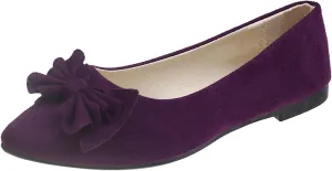 Women's Casual Slip On Ballet Comfortable Low Heel Dress Shoes for Everyday Wear with Versatile Outfit Pairing
