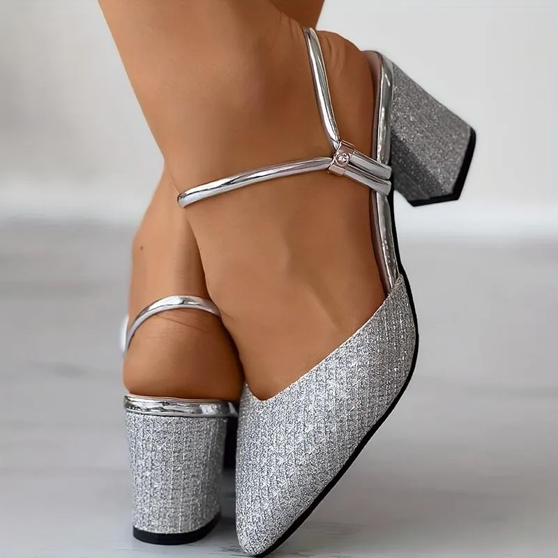Women's Chunky Heeled Sandals